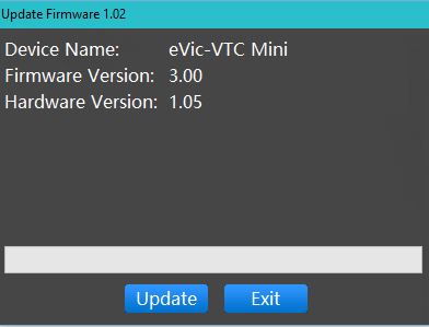 update firmware evic vtc mini