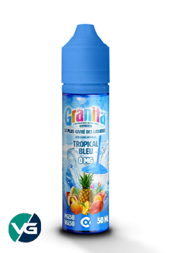 e-liquide tropical bleu